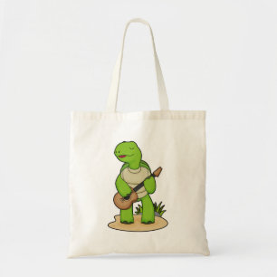 Tote Bag Musique de guitare musicienne de tortue