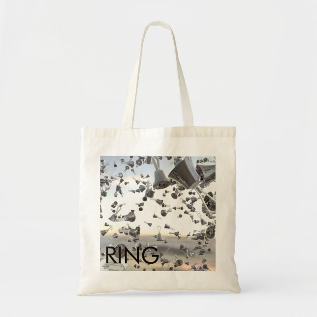 Tote Bag Musique Fourre-tout de clochette (Devant)
