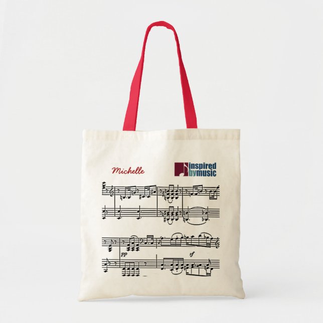 Tote Bag musique personnalisée (Devant)
