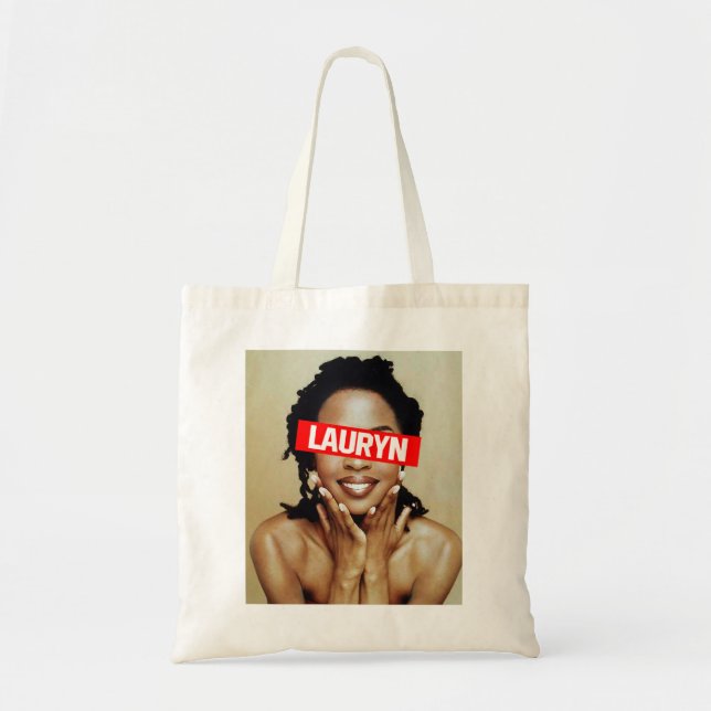 Tote Bag Musique Rétro Chanteur Lauryn Songwriter Hil Cute  (Devant)