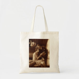 Tote Bag Musique romantique vintage, Amour et Romance