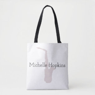 Tote Bag Musique Saxophone classique Musique personnalisée
