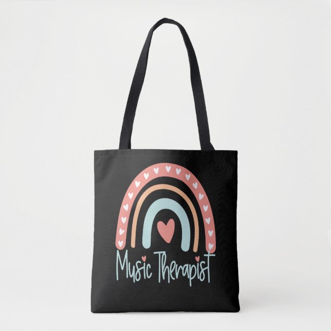 Tote Bag Musique Thérapie Cadeau Diplôme (Devant)