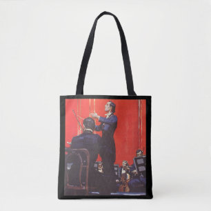 Tote Bag Musique Vintage, Diriger un Orchestre