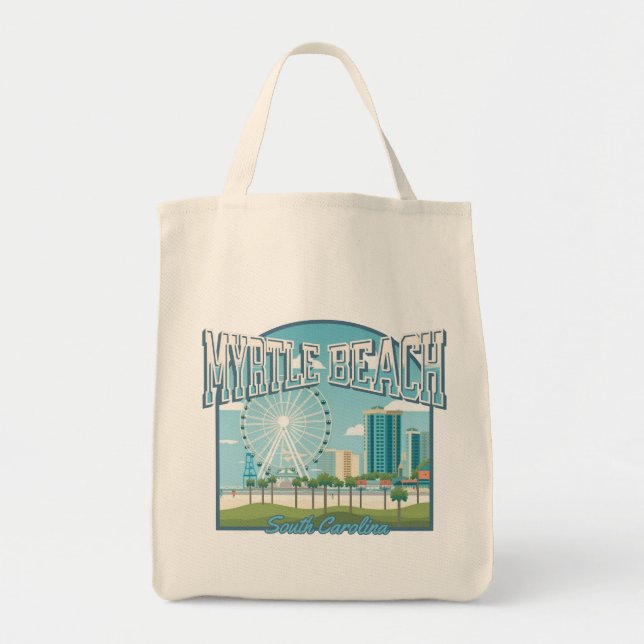 Tote Bag Myrtle Beach, Caroline du Sud (Devant)