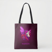 Mystical Magenta Unicorn Nom personnalisé