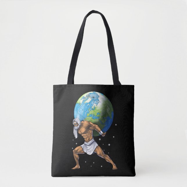 Tote Bag Mythologie grecque Dieu Atlas (Devant)