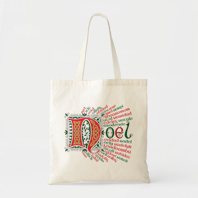 Tote Bag N est pour Noël Fourre-tout (Devant)