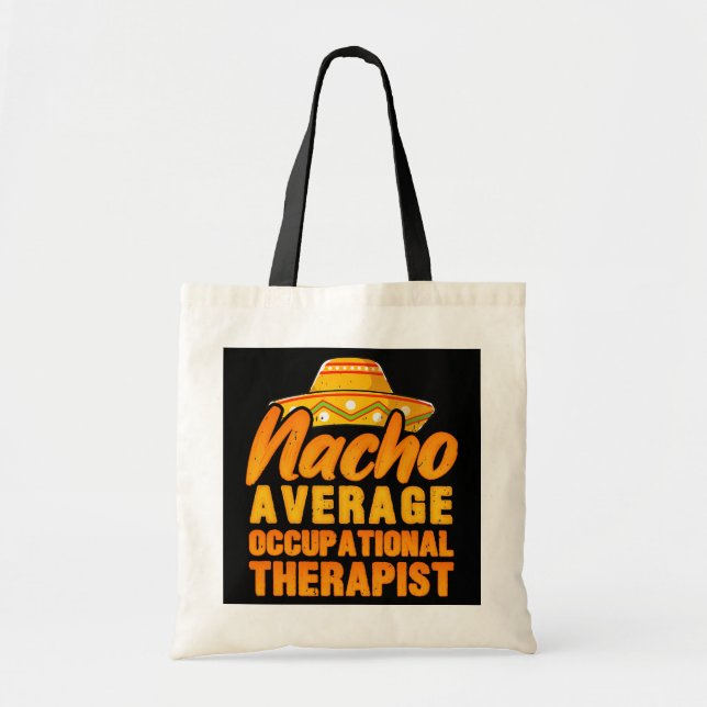 Tote Bag Nacho Moyenne des ergothérapeutes Cinco De (Devant)