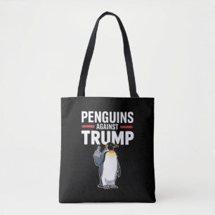 Tote Bag Nageoires de pingouin levées résistent aux pingoui