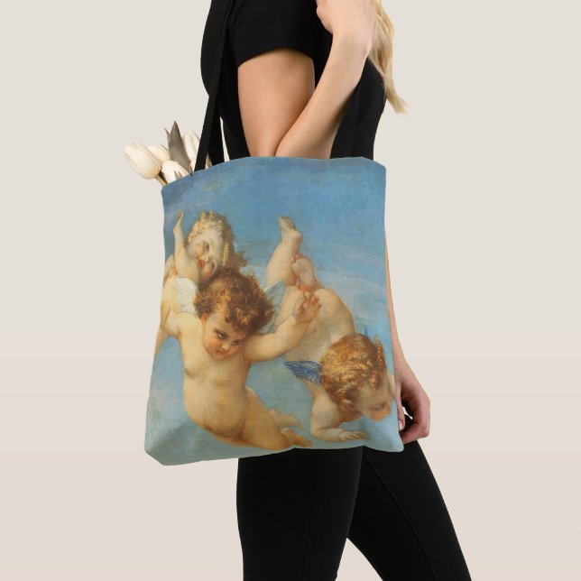 Tote Bag Naissance de Vénus, détails des anges par Alexandr (De près)