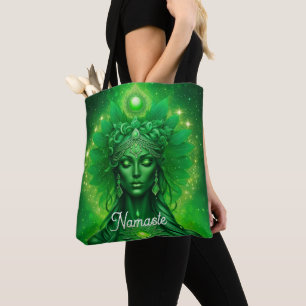 Tote Bag Namaste, Yoga, Méditation, Paix, Respect