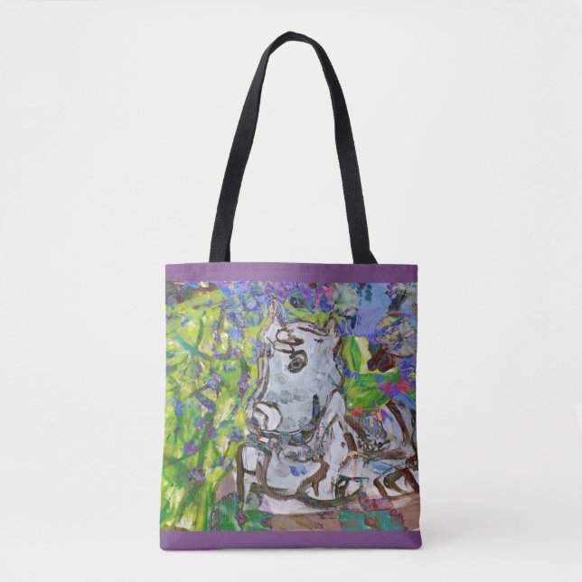 Tote Bag Nandi dans le jardin (Devant)