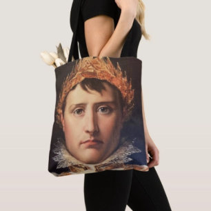 Tote Bag Napoléon couronné d'une couronne de laurier