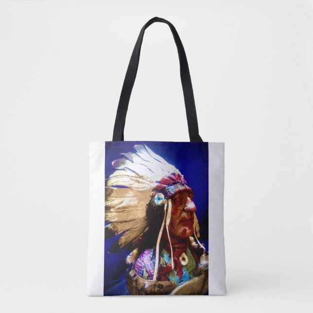 Tote Bag Native American "Omaha Chief" (Devant)