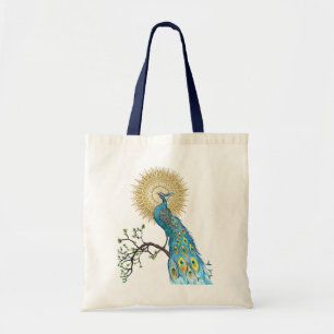 Tote Bag Naturel de Peacock Mandala