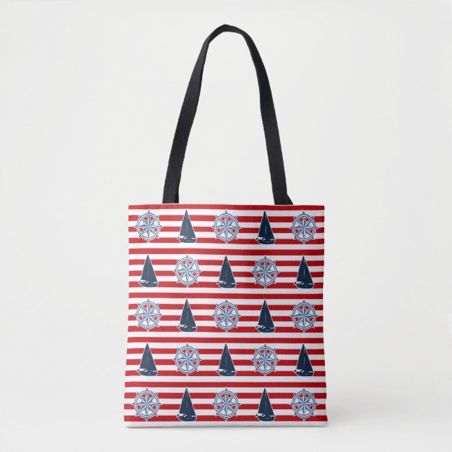 Tote Bag Nautical design (Devant)