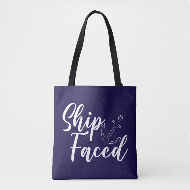 Tote Bag Nautique face au navire (Devant)