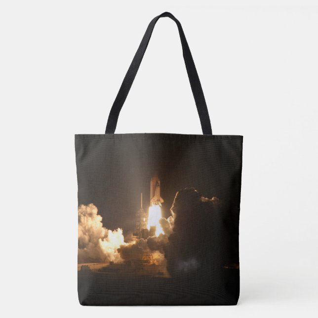 Tote Bag Navette spatiale Terre Orbitale Nuit Spacecraft Ca (Devant)