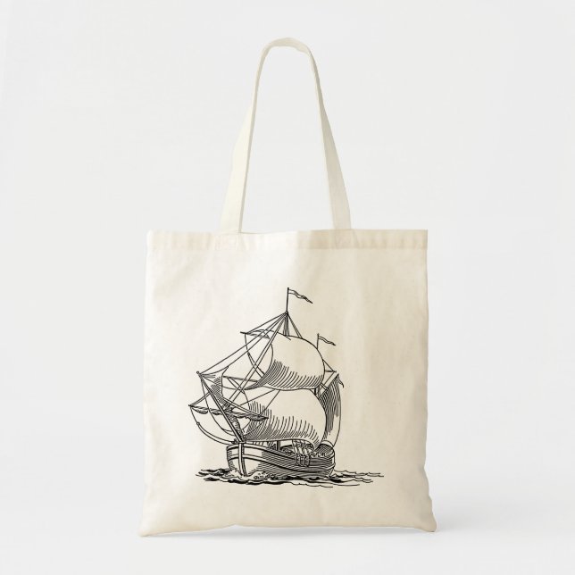 Tote Bag Navire (Devant)