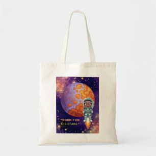 Tote Bag Né des étoiles, astronaute