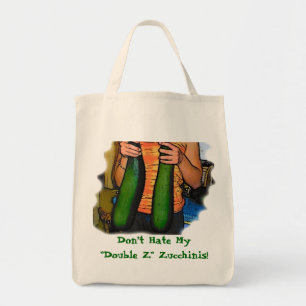 Tote Bag Ne détestez pas mes courgettes "Double Z" !