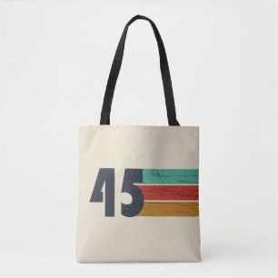 Tote Bag Né en 1945 cadeaux vintages de 80e anniversaire