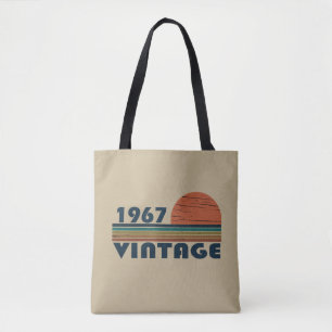 Tote Bag Né en 1967 cadeau d'anniversaire vintage