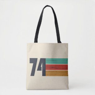 Tote Bag né en 1974 cadeau d'anniversaire vintage