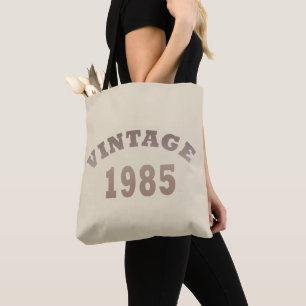 Tote Bag né en 1985 vintage cadeau de 40e anniversaire