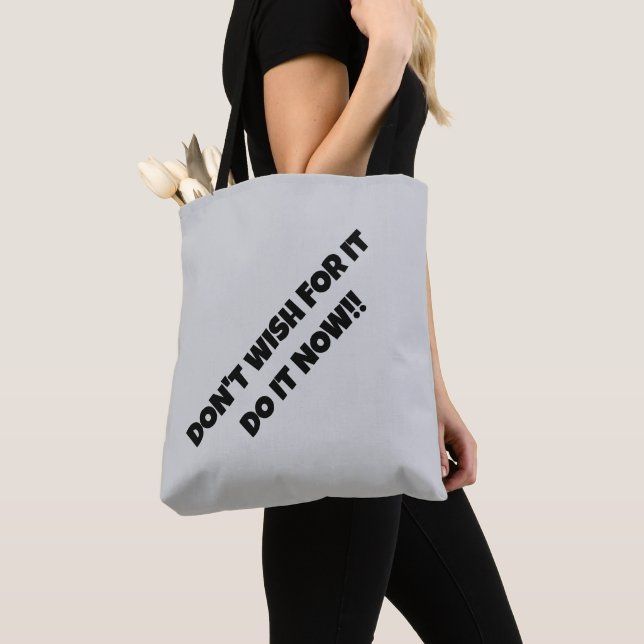 TOTE BAG NE FAIS PAS AVEC POUR ÇA MAINTENANT ! (De près)