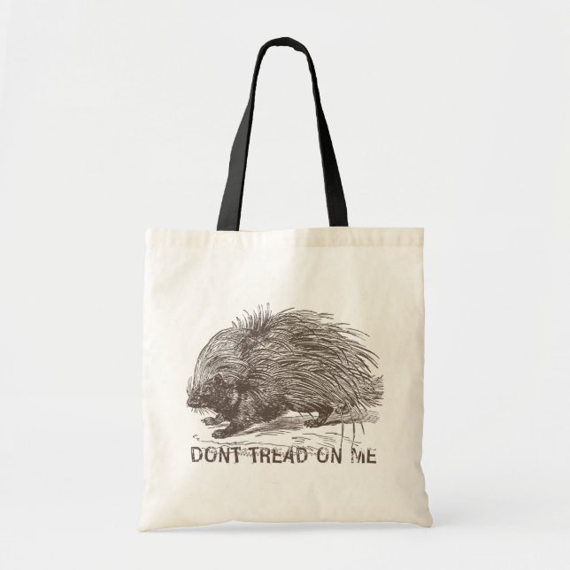 Tote Bag Ne marchez pas sur moi Fourre-tout (Devant)