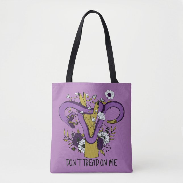 Tote Bag Ne me trompe pas sur Uterus (Devant)