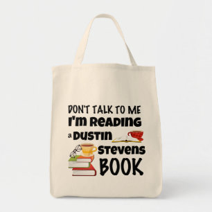 Tote Bag Ne parle pas Je lis un livre de Dustin Stevens