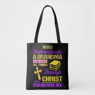 Tote Bag Ne Sous-Estimez Jamais Un Grand-Père Avec Un RV Ja