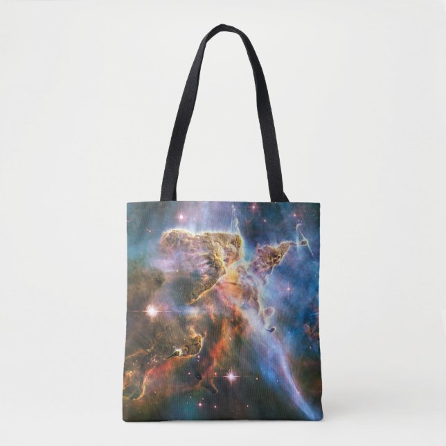 Tote Bag nébuleuse de galaxie spatiale. étoiles et astronom (Devant)