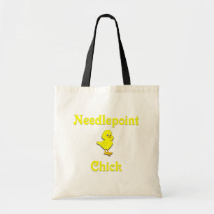 Tote Bag Needlepoint Chick