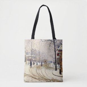 Tote Bag Neige, Boulevard de Clichy, Paris par Paul Signac