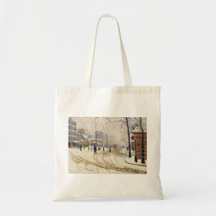Tote Bag Neige, Boulevard de Clichy, Paris par Paul Signac
