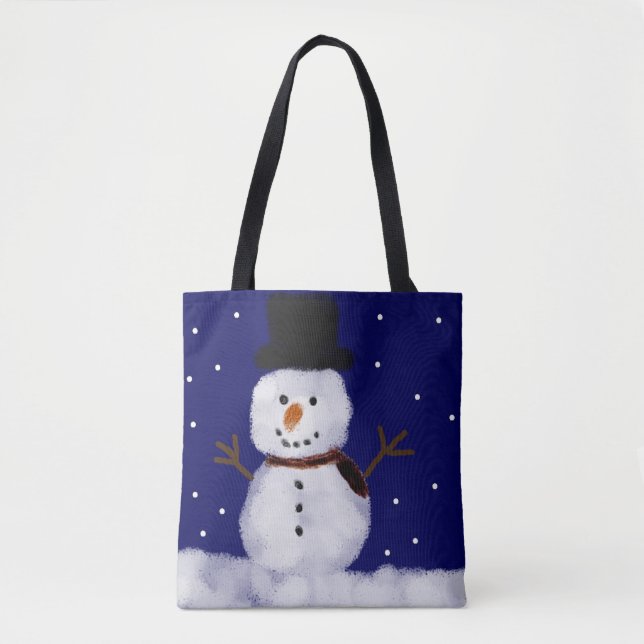 Tote Bag Neige Le Snowman (Devant)