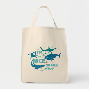 Tote Bag Nemo et requins - Je suis un bon requin