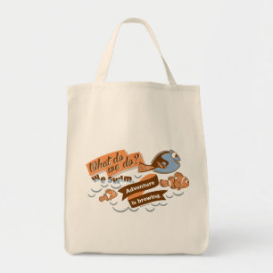 Tote Bag Nemo, Marlin et Dory L'aventure brasse