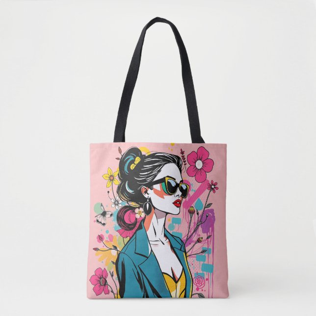 Tote Bag Neon Elegance Art Dual Tote Collection ✨💫 (Devant)