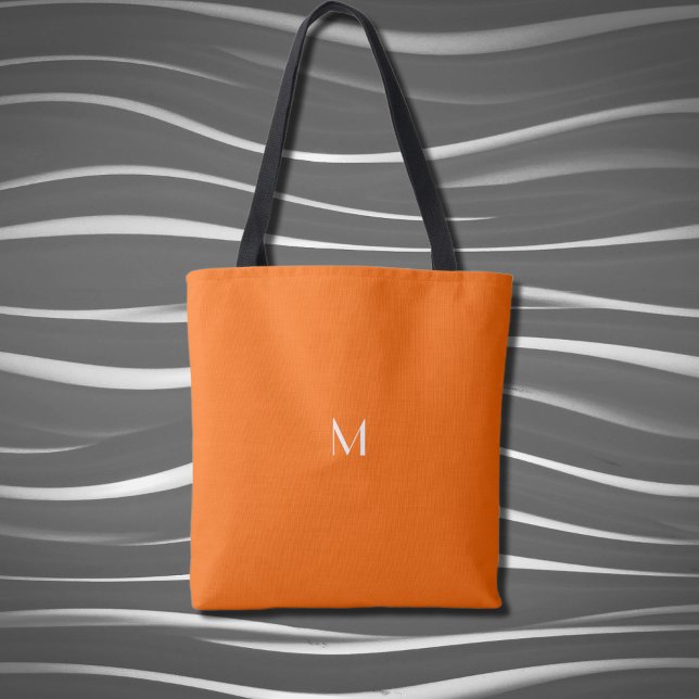 Tote Bag neon orange solir - admonogram (Créateur téléchargé)