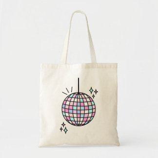 Tote Bag Neon Super Disco Ball