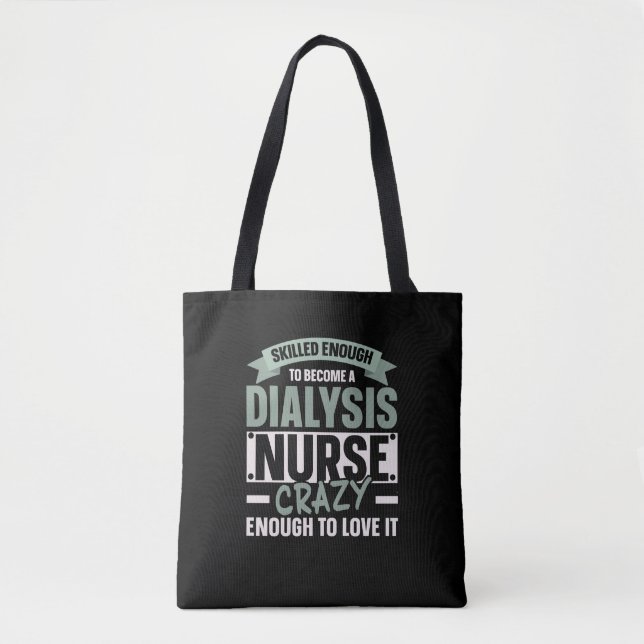 Tote Bag Néphrologie Infirmière Dialyse Infirmière Maladie  (Devant)