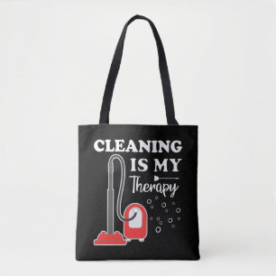 Tote Bag Nettoyage Est Thérapie Ménagère Entretien Propr