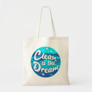Tote Bag Nettoyer Dream Beach Nettoyer Green Living Moto