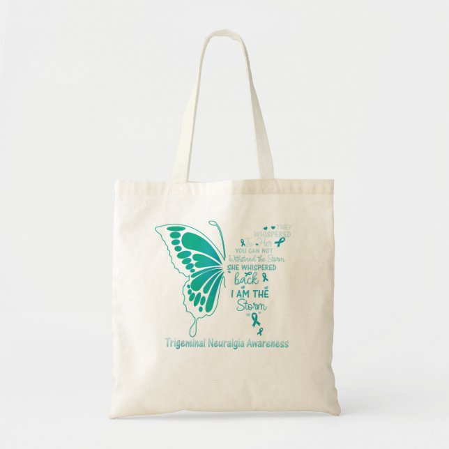 Tote Bag Neuralgie Trigeminal Je suis la tempête (Devant)