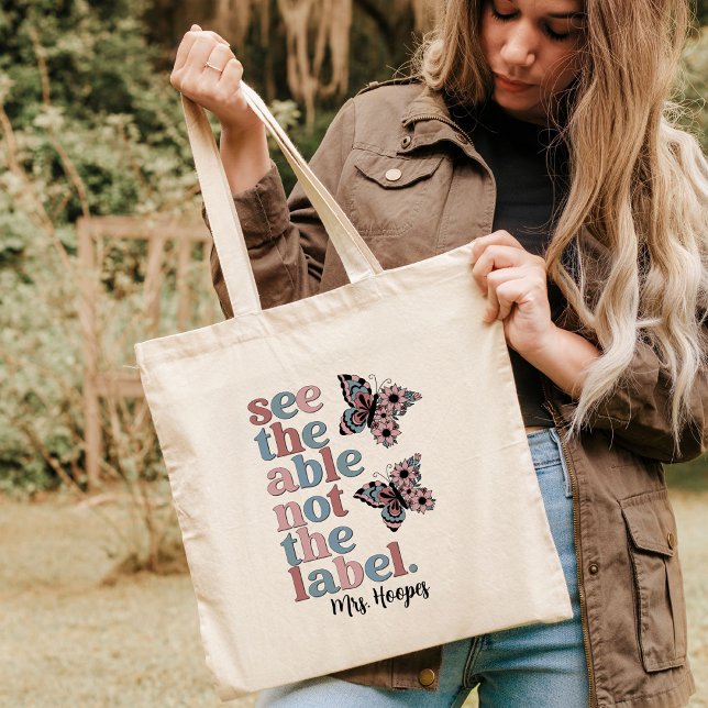 Tote Bag Neurodivergent Enseignement spécial Cadeau personn (Créateur téléchargé)